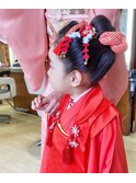 七五三３歳の新日本髪
