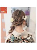 サイド編み下ろしスタイル