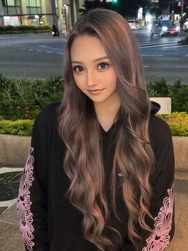 ラピス 福岡天神店(Lapis) グレーシルバー/ブリーチカラー/エクステ/ハイライト