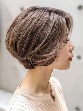 アルトリスト(Altruist Aging×HAIR&SPA) ☆イメチェンピンクベージュアンブレラカラー前髪クールショート