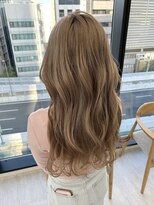 ビューナゴヤ 名駅(VIEW NAGOYA)&nbsp;ブリーチ/学割/ベージュカラー/前髪カット/レイヤーカット