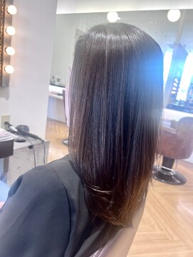 コワファースト させぼ五番街店(COIFF1RST) 朝楽ストレート×ケアカラー