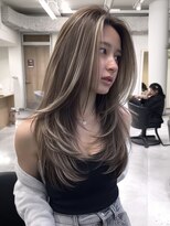 ディモアンド 表参道(Dimo&)&nbsp;レイヤーカット/ホワイトグレージュ/レイヤーカット/ハイライト