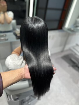 ユニックウメキタ(unique UMEKITA) 美髪矯正×髪質改善ストレート×ダークアッシュ×20代30代