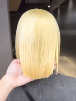 エン 栄店(enne)&nbsp;ココアベージュ/クラゲヘアー/ボブレイヤー/小顔/ミニマルボブ