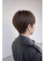 カナモ(Canamo)&nbsp;マッシュショート/くびれ/ダークブラウン/大人ショート/勝元