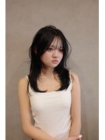 モネ 栄 久屋大通店(monet)&nbsp;ダークカラーモダンシャギーウルフレイヤー