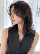 ヘアメイク ミチ 富田店(HAIRMAKE MICHI)&nbsp;【MICHI 富田店　古作蓮】ミディアムレイヤー くびれヘア