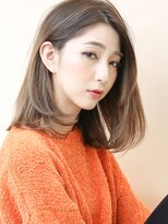 ユージュアル(THE USUAL) デジタルパーマミルクティーブロンドワンホンレイヤー夏 31