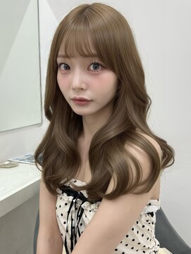 アイトーキョーエス 渋谷(AI TOKYO S) ブリーチなしダブルカラーヘーゼルベージュミルクティー透明感