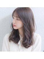 ヘアーズ ラスタ(Hair's RASTA)&nbsp;シースルーバング×艶感レイヤーミディ