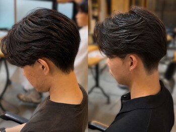 MEN'S SALON OVER NEO 町田MEN'Sカット/MEN'Sパーマ/MEN'S縮毛矯正【8/29OPEN(予定)】の写真/曲がる縮毛矯正で理想の毛流れとStyleを実現*[町田/MEN'S/メンズカット/ニュアンスパーマ/シャドウパーマ]