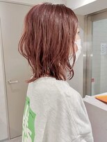ピークス 千葉店(Peaks)&nbsp;ミルクブラウン/くびれミディ/ミディアムボブ/シースルー/韓国
