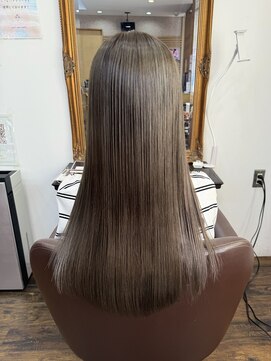 ヘアーメイク ダンス(hair make DANCE) *ブリーチで作る透明感オリーブベージュ*