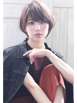 メーヴェ(Mowen) mowen前髪xセシルカットxココアブラウンxフリンジウェーブ