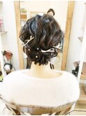 ロングシニヨンアレンジ【ヘアアレンジ　立川/八王子/立川南】