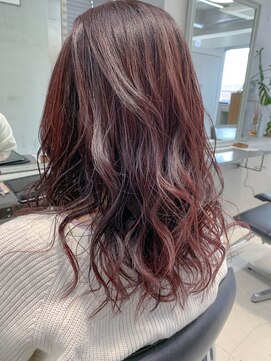 テトヘアー(teto hair) ピンク、ハイライト、グラデーションカラー、イルミナカラー