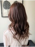 ナチュラルレイヤー×ブラウン