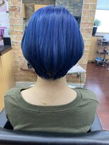 ルッカヘアガーデン 鶴ヶ島店&nbsp;ブルーヘアー