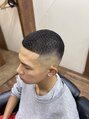 カミクウカンバイイシカワ(KAMIKUKAN by Ishikawa) おれジナル笑(当店発祥のヘアスタイル)バズニグロです♪