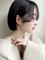 ガーデン タチカワ(garden tachikawa)&nbsp;暗髪×束感ショート×小顔立体カット×シースルーバング