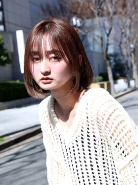 ヨファヘアー 岡本店(YOFA hair) ナチュラルストレートヘルシースタイルショコラアッシュ0306