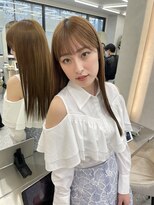 ロンド マーレ 天神大名店(Lond mare) イメチェン/チェリーブラウン/フェミニン/ダークアッシュ/束感