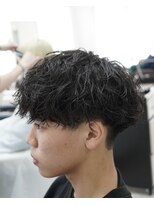 メンズ サロン ドット トウキョウ 町田店(men's salon dot. tokyo)&nbsp;緩め波巻きパーマ〔町田/メンズカット/眉毛/眉毛カット〕