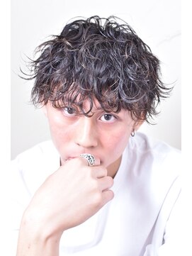 ニコ カシェート 狭山市東口店(nico-cachette) メンズショート×波打ちツイストスパイラルパーマ