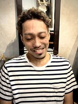 バーバー ヤマミチ(BARBER YAMAMICHI)&nbsp;プードルパーマ　スペインカール　アップバンク