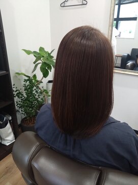 ユニ ヘアサロン イシグロ(yuni HAIRSALON ishiguro) ベージュ+極上トリートメント