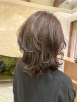 ビュートリアム265(BEAUTRIUM 265) ミディアムレイヤー/レイヤーカット/ウルフカット/ベージュ/銀座