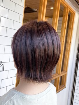 ノエル(noele) 切りっぱなし×ピンクバイオレット