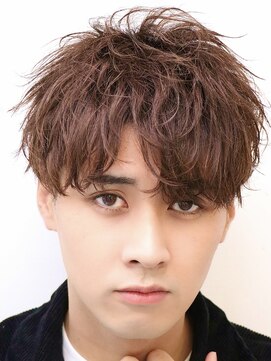 オーシャントーキョー 大阪(OCEAN TOKYO) 波巻きパーマメンズツイストスパイラルパーマツーブロック