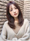 ★ワンカールレイヤー美髪エアリーロングピンクブラウン
