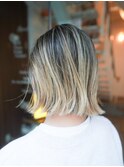 ボブ／レイヤー/透明感カラー/beautrium鎌倉小町　比嘉