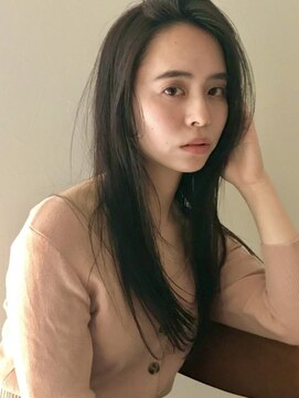 エンベロープス 中目黒(Envelopes) 地毛風ストレート/シアーカラー/レイヤーロング[中目黒駅]