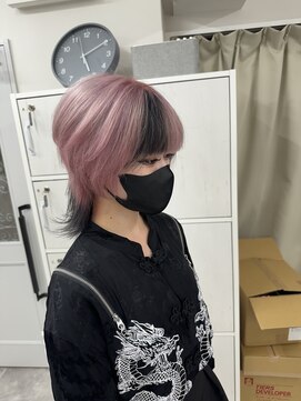 アチェロ(Acero.) ホワイトピンク×ブラック