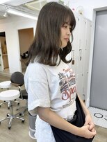 イコ 表参道原宿(ico)&nbsp;オリーブグレージュ イルミナカラー 透明感カラー