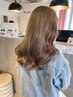 カット＋ダブルカラ－（全頭ブリ－チ＋カラ－）