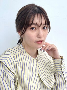 ゲーム 下北沢(GAME) 【Thema_下北沢】結びボブ×インナーカラー_大人ガーリー