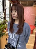 透明感髪質改善ベージュダブルカラーミルクティーグレージュ