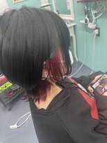 ミエル ヘア 新宿(miel hair) 推し色インナーカラー