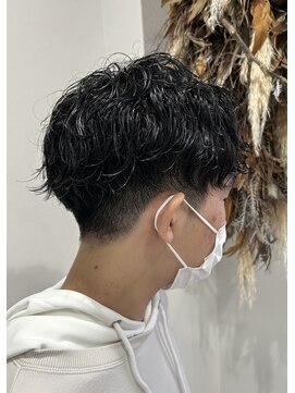 ネクストフォーヘアー(NEXT for hair) 刈り上げマッシュ×波巻きスパイラル