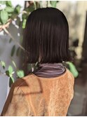 切りっぱなしツヤボブ