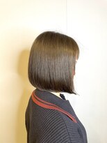 ブロッサム 東久留米店(Blossom)&nbsp;大人ボブ前下がり小顔カットブリーチなしワンカール20代