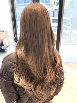 アース 銀座店(HAIR&MAKE EARTH) ベージュブラウン透明感カラー