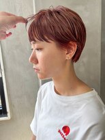 テトヘアー(teto hair) ベリーショート ピクシーショート オレンジベージュ