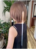 暖色ブロンドベージュ