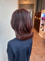 エルサフィロ ヨドヤバシ(el zafiro yodoyabashi)&nbsp;くびレイヤー前髪エモージュ小顔レイヤーカット20代30代40代50代